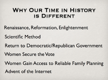 Why Our Time Is Different